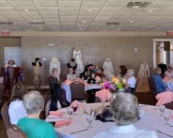 Luncheon event showcasing historic preservation