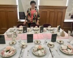 Annual George Washington Tea event hosted by our members who showcase their creativity